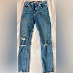 Abercrombie & Fitch super skinny ankle high rise